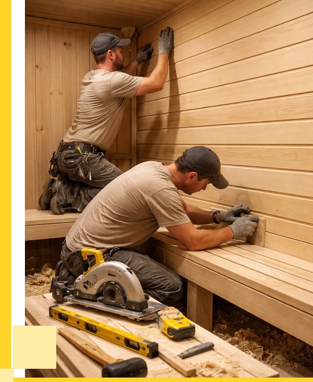 Обшивка саун вагонкой в Нижнекамске от 2535 р. | ЭриданНжм