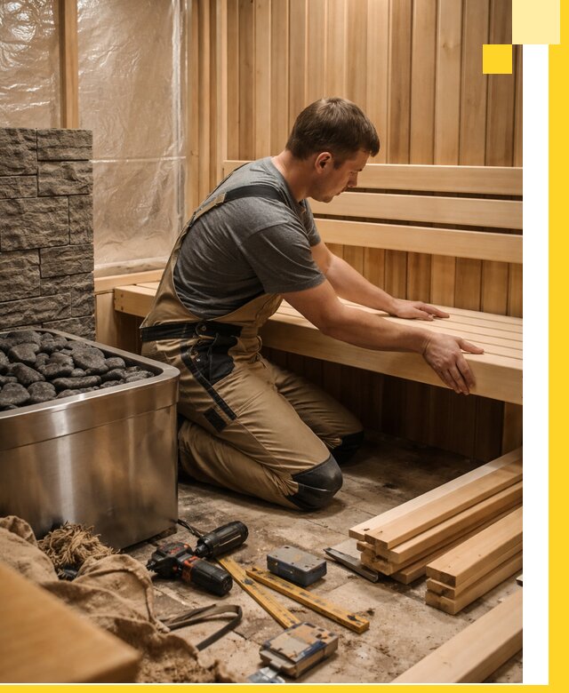 Сауны для дома под ключ с проектированием и монтажом в Нижнекамске