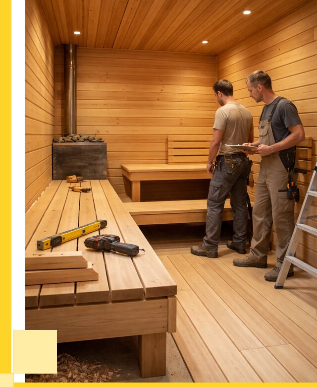 Отделка бань и саун в Нижнекамске по цене от 4563 р. | ЭриданНжм