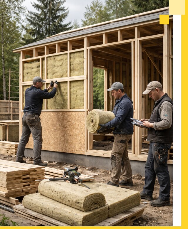 Проектирование и строительство каркасных бань в Нижнекамске под ключ