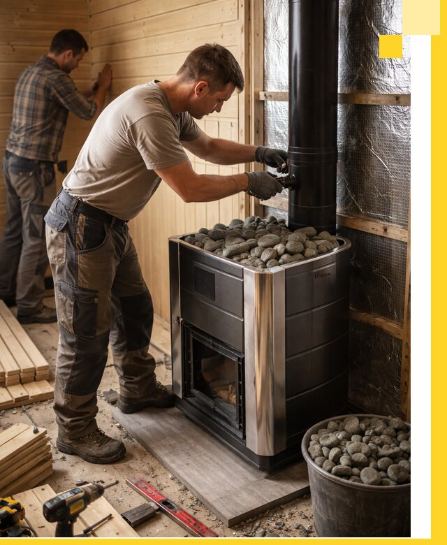 Проектирование и строительство парилок для бани в Нижнекамске под ключ