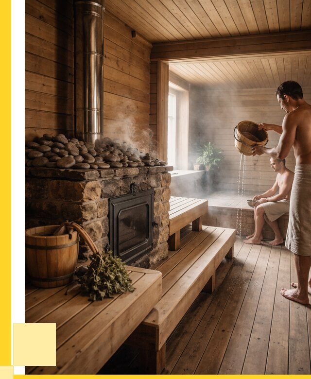 Интерьеры бань и обшивка изнутри в Нижнекамске от 86182 р. | ЭриданНжм