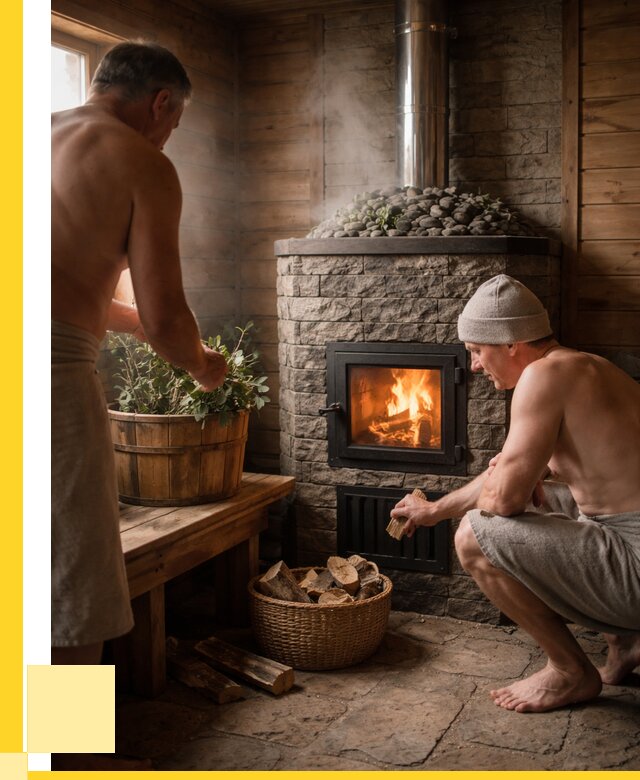 Банные печи под ключ в Нижнекамске от 45626 р. | ЭриданНжм кирпичная