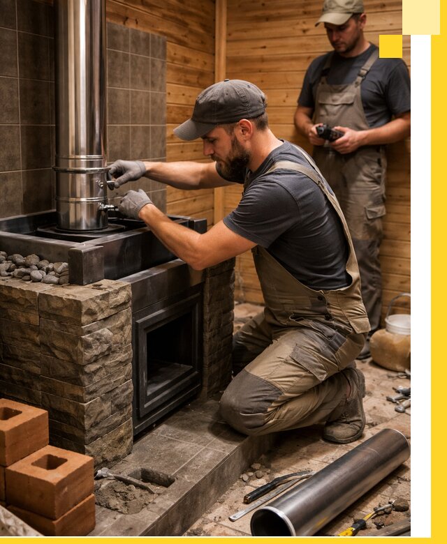 Изготовление и установка банных печей под ключ в Нижнекамске