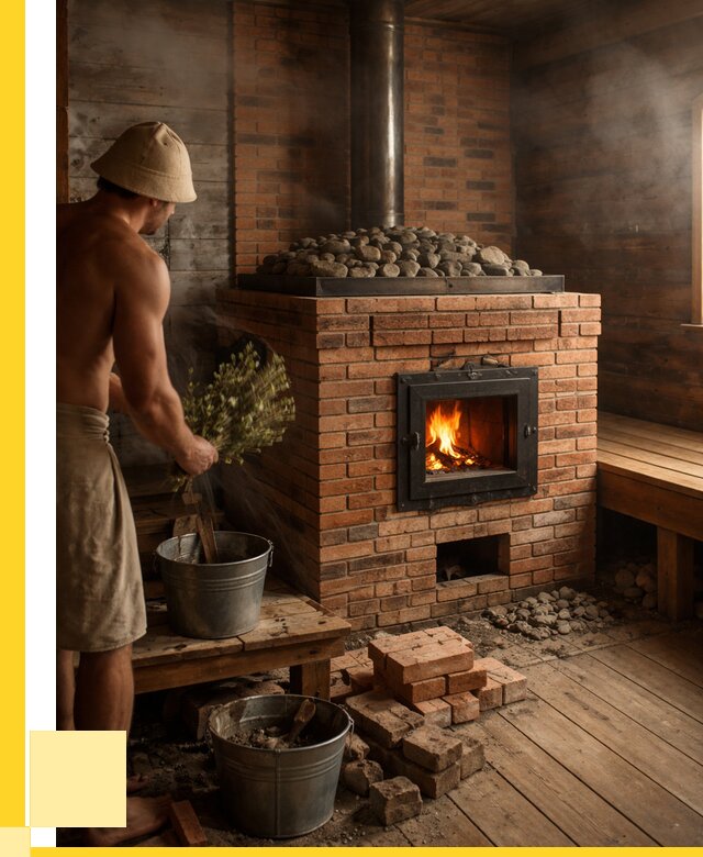 Кирпичные банные печи в Нижнекамске от 91251 р. | ЭриданНжм