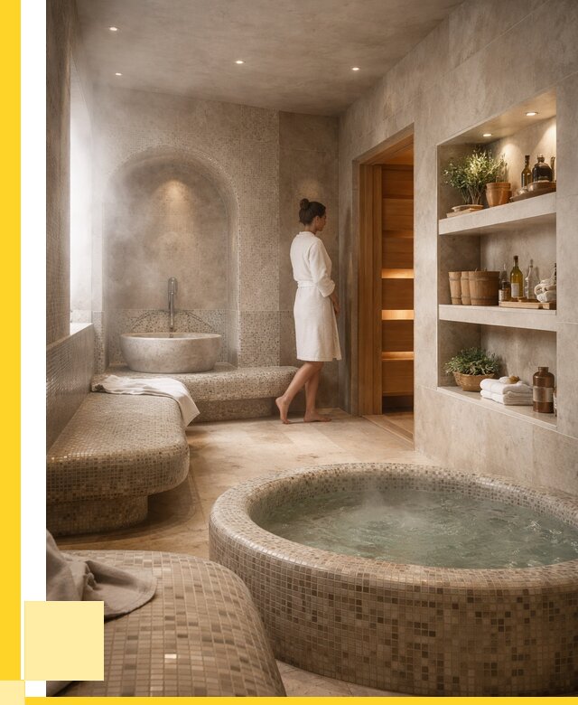 Строительство бани с хамамом в Нижнекамске от 760425 р. | ЭриданНжм