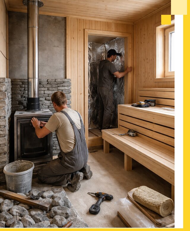 Строительство и изготовление бань под ключ в Нижнекамске