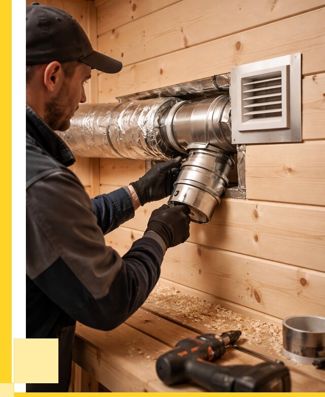 Монтаж вентиляции бани в Нижнекамске от 12167 р. | ЭриданНжм