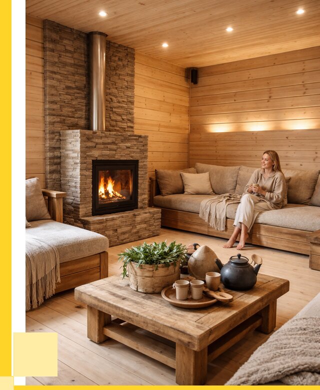 Проект бани с комнатой отдыха в Нижнекамске от 35487 р. | ЭриданНжм