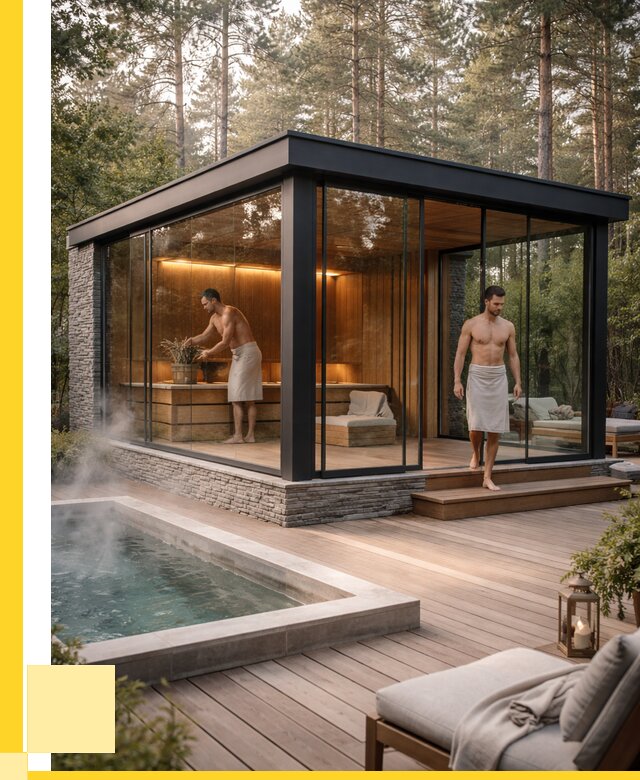 Стеклянные бани и двери в Нижнекамске от 456255 р. | ЭриданНжм