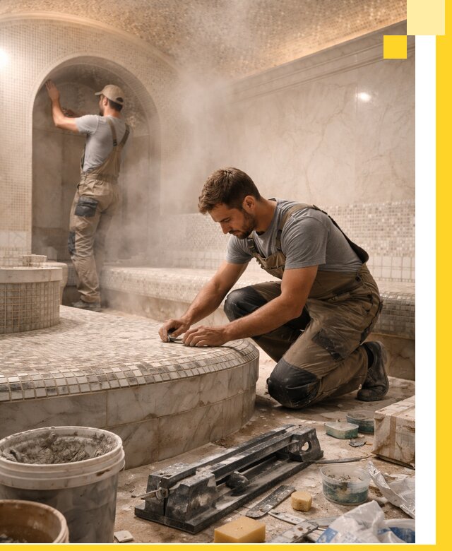 Профессиональный дизайн хамама и SPA под ключ в Нижнекамске