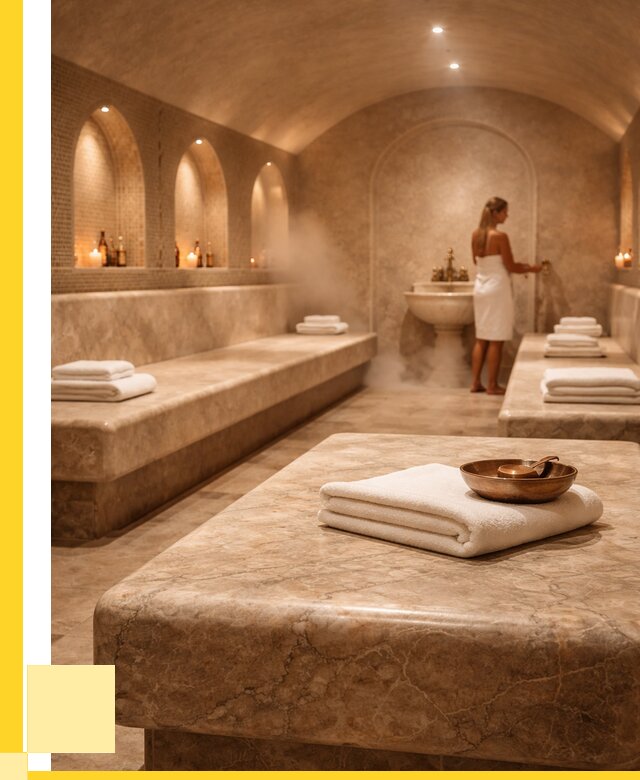 Лежаки для хамама в Нижнекамске под ключ от 35487 р. | ЭриданНжм