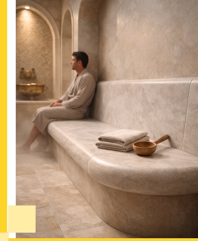 Сиденья для хамама в Нижнекамске под ключ от 12167 р. | ЭриданНжм